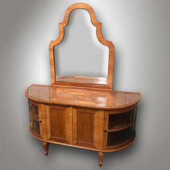 Dressing Table - glass, cherry wood - 1870