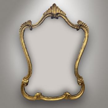 Mirror - polychrome wood - 1930